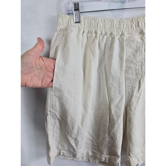 Hemp Cotton On Unisex Size Large Natural Pull On Shorts Pockets Mock Fly  #753 - Picture 7 of 9